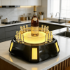 1-3.png Octagonal LED Wine & Shot Glass Tray
