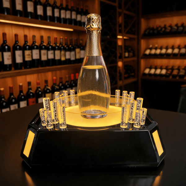 1.png Octagonal LED Wine & Shot Glass Tray