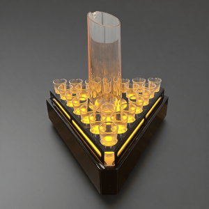 LED Shot Glass Tray Set