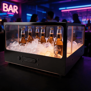 Transparent LED Beer Ice Cooler Box