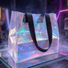 Holographic PVC Bar Tote Bag