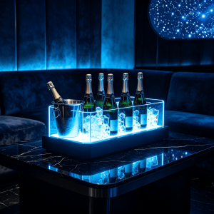 Blue LED Ice Wine Tub