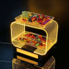2-Tier Line LED Fruit Rack