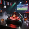 Surround Ring Smoke LED Wine Stand